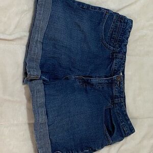St. John's Bay Dark Blue Jean Shorts